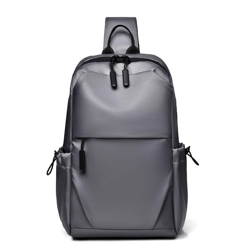 New Men's Fashion Simple Casual Chest Bag Cycling Back One Shoulder Crossbody Men's Breast Bag