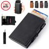 RFID Protection Credit Card Holder Carbon Fiber Id Bank Cardholder Coin Purse Minimalist Men Wallet Carteira Masculina Money Bag