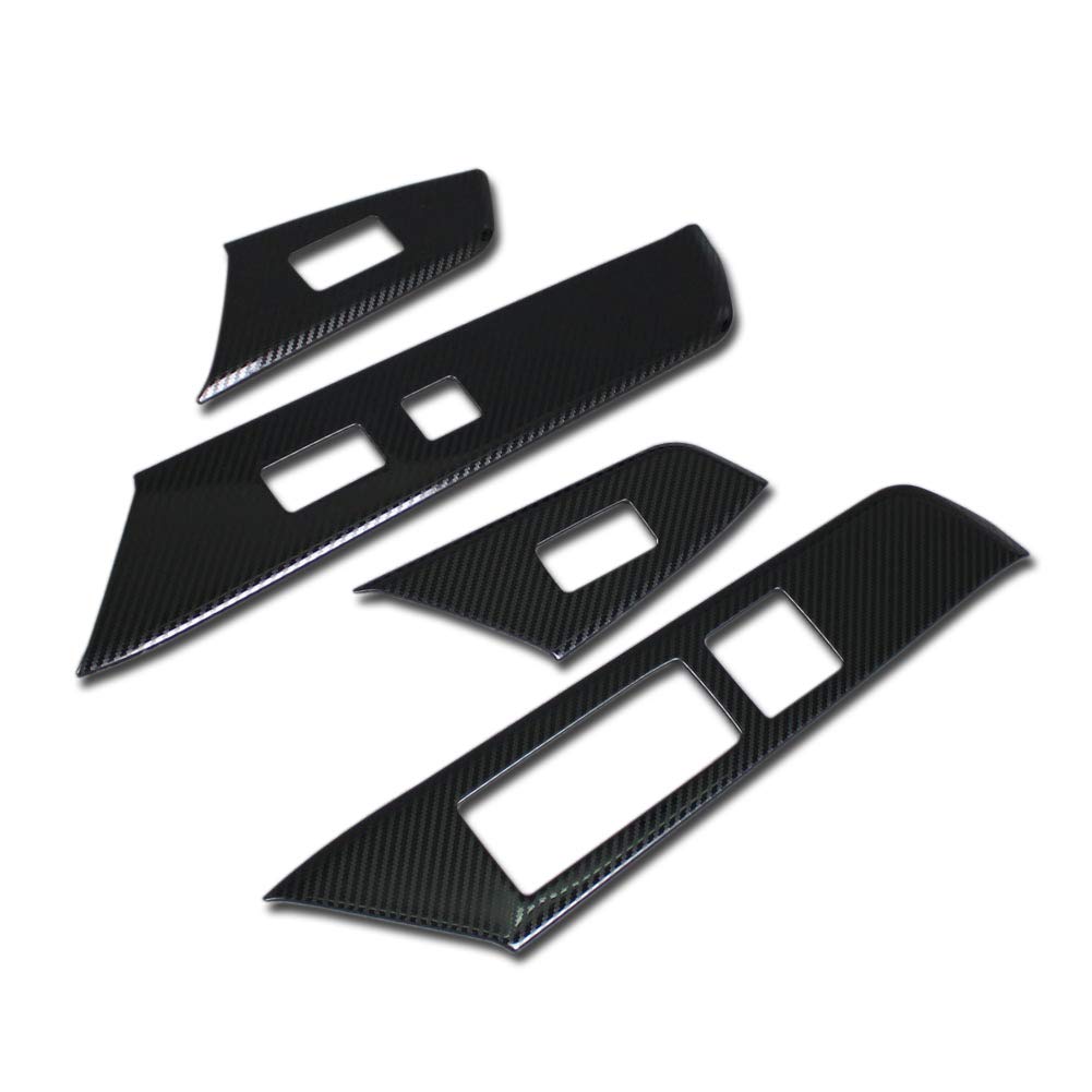 

RUIQ Lexus New UX200 UX250h 10 Серия Эксклюзивный Салон Панель Накладка Кнопки Стеклоподъемника Двери Интерьера Лексус UX 200 250h Эксклюзивный Дизайн Волокно Черный