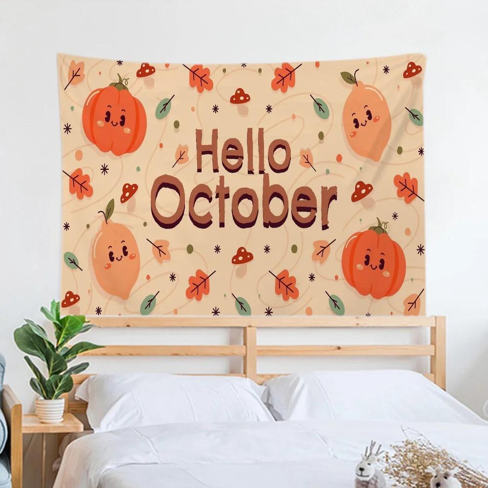 

Гобелен с мультяшной лисой, украшение для офиса, гостиной, настенный гобелен для дома 100x75cm