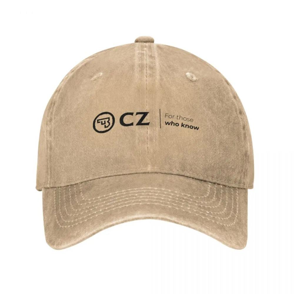 Casquette de Baseball Ceska Zbrojovka Cz Hommes Femmes Chapeaux en Jean Délavé Casquette Vintage Voyage en Plein Air Casquette de Mode Réglable Adjustable kaki