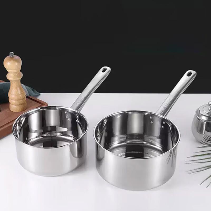 Quanshi Stainless Steel Water Ladle, Set of 2, Commercial Kitchen Soup Spoon, Water Scoop, Hair Washing Bowl, Water Dipper