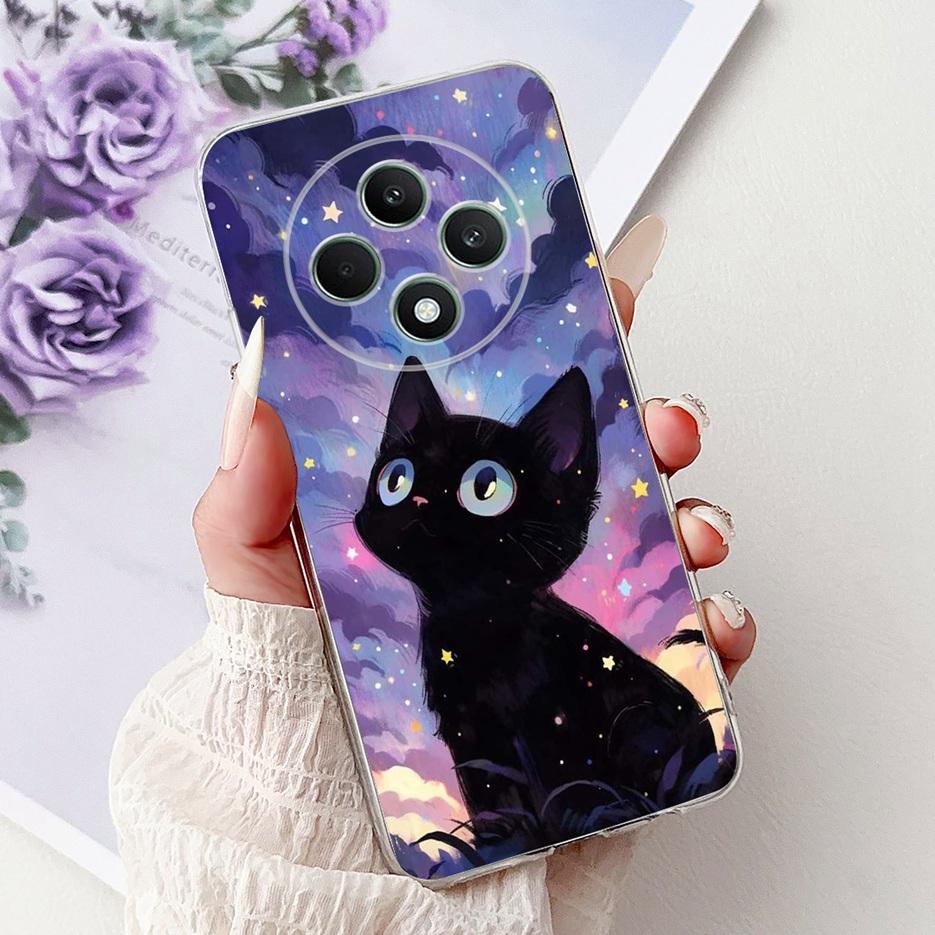 For Oppo Reno 12F 4G Case CPH2687 Stylish Butterfly Painted Cover Soft Silicone Case For Oppo Reno12 F Reno 12 FS Reno12F Bumper