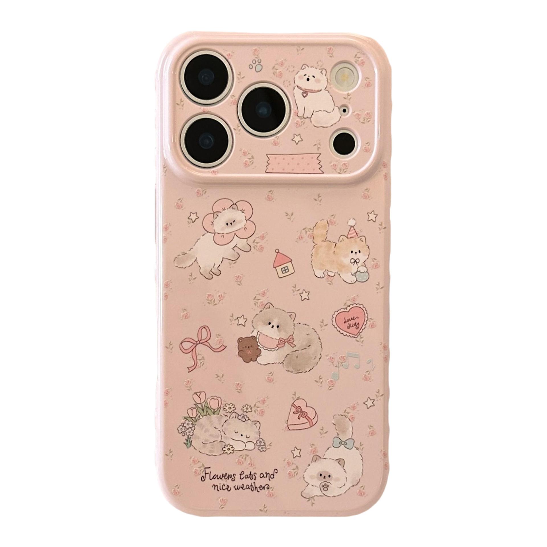

Милый Чехол для Телефона с Котенком для iPhone 16, iPhone 17 и iPhone 17 Pro Max iPhone 11