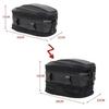 Motorcycle Tail Bag Waterproof Back Saddle Rear Seat Storage Bags Black Motorbike Rear Riding Travel Pack Scooter Sport Luggage
