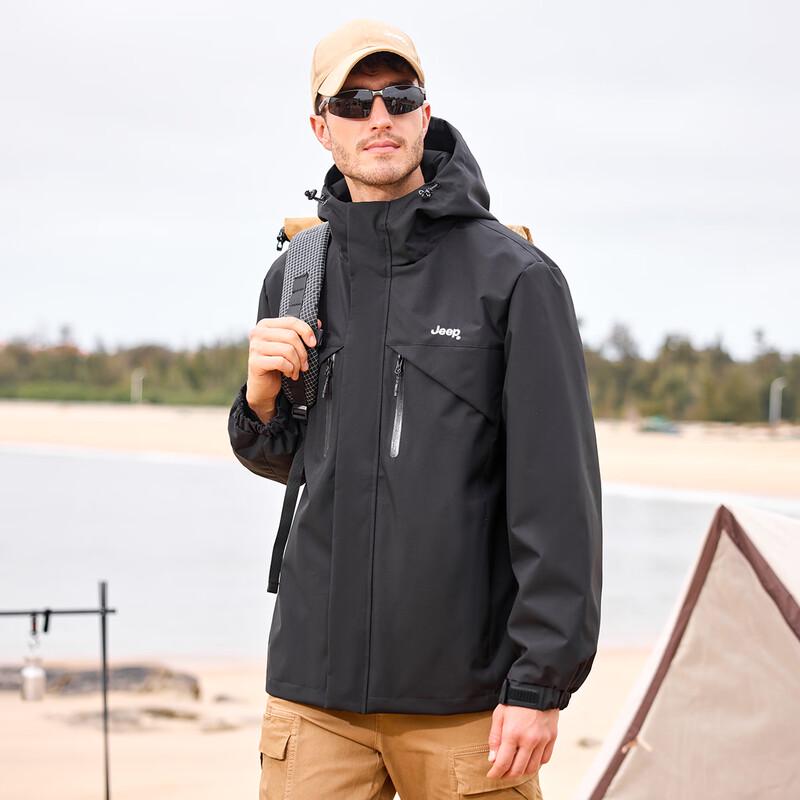 Jeep Unisex Windproof Rainproof Outdoor Jacket