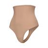 Plus Size High-Waisted Shaping Thong with Double Layer Tummy Control, Butt Lift, and Non-Slip Silicone Waistband