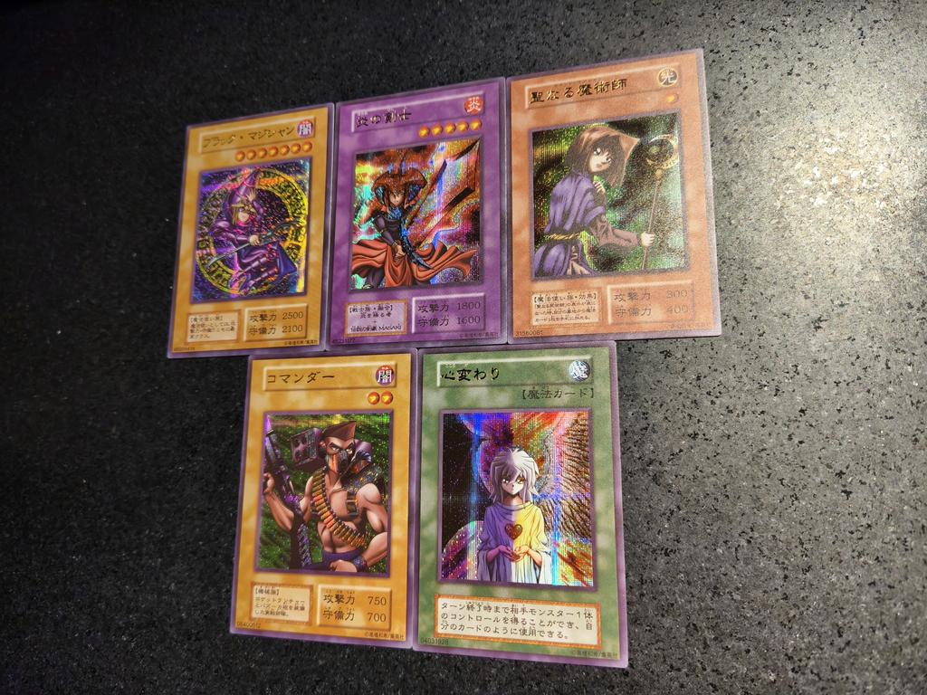 5pcs/set Yu-gi-oh!  Yami Bakura Self Control Collect Signature Trading Flash Card Anime Cartoon Christmas Gift