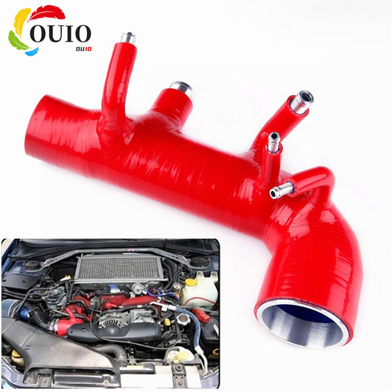 FIT 2004-2008 Subaru WRX Forester XT 2.5 Turbo EJ255 Silicone Inlet Intake Hose
