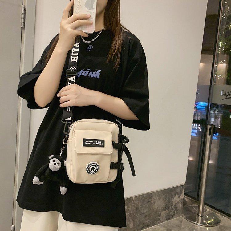 2022 Korean Style Unisex Nylon Crossbody Bag - Trendy, Lightweight, Casual Shoulder Bag for Men and Women