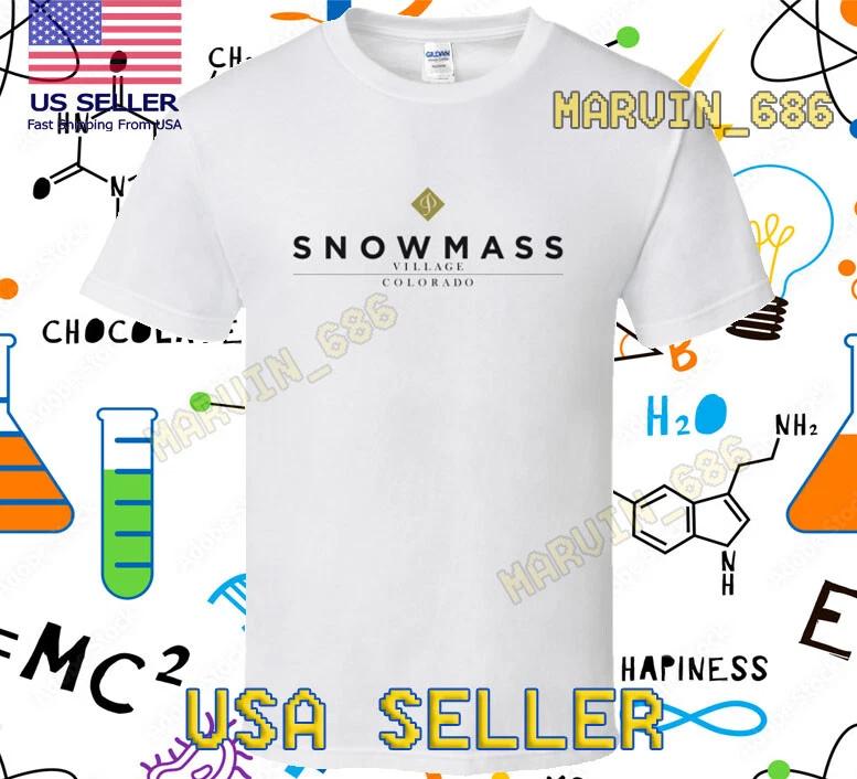 NEW SHIRT SNOWMASS VILLAGE SKI RESORT RACING LOGO T-Shirt FUNNY SIZE S-5XL 4XL