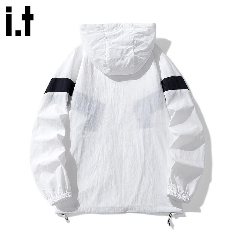 CHOCOOLATEit Men's Lightweight Quick-Dry Hooded UV Protection Jacket