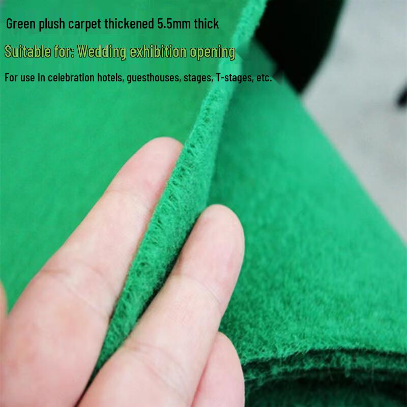 Green 5.5mm Disposable Event Carpet Roll