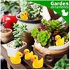Mini Resin Ducks Tiny Duck Miniature Figures Bulk Little Duck Charms for Party, DIY Micro Landscape Decorations