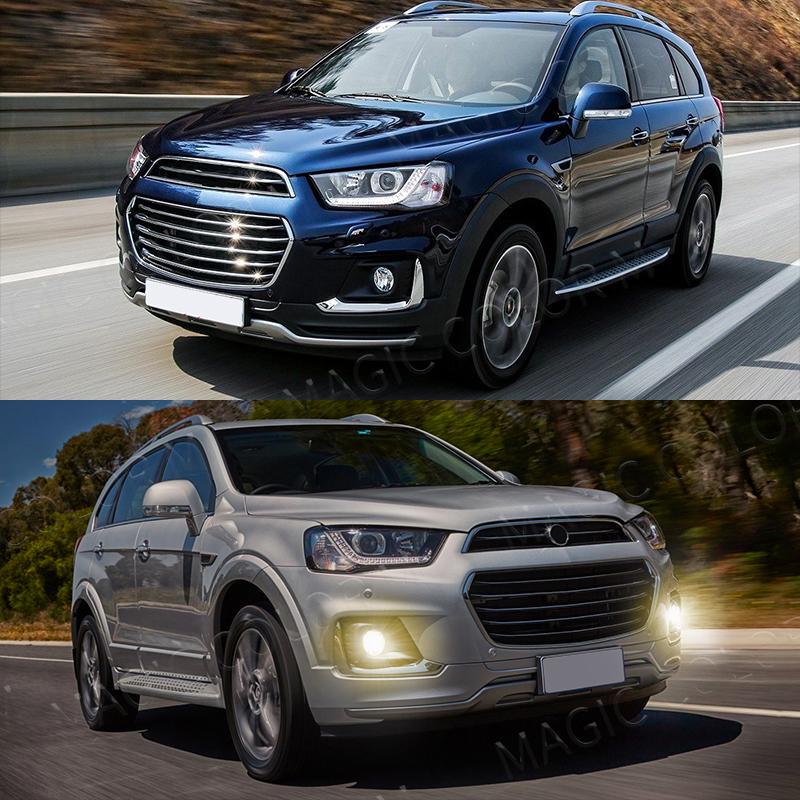 Car Front Bumper Fog Light for Chevrolet Chevy Captiva 2016 2017 With Wires Switch Auto Driving Spot Lamp Assembly Kit