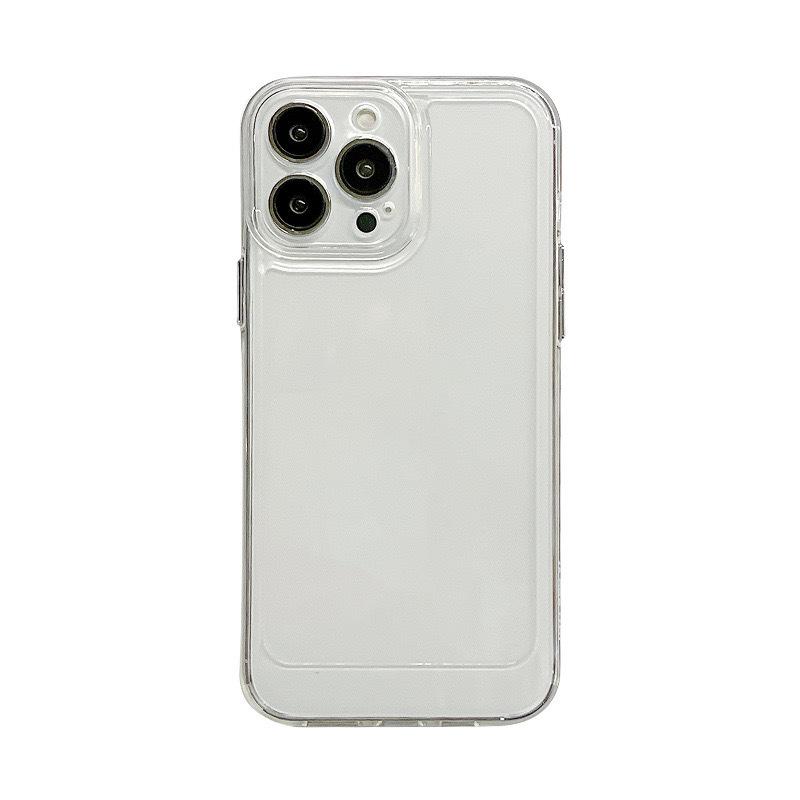 Suitable for Apple 16Proma High-transparency Fine-hole Hollow Shell, 15 Electroplated Keys, 13 Transparent Anti-drop Fully Covered TPU Soft Shell