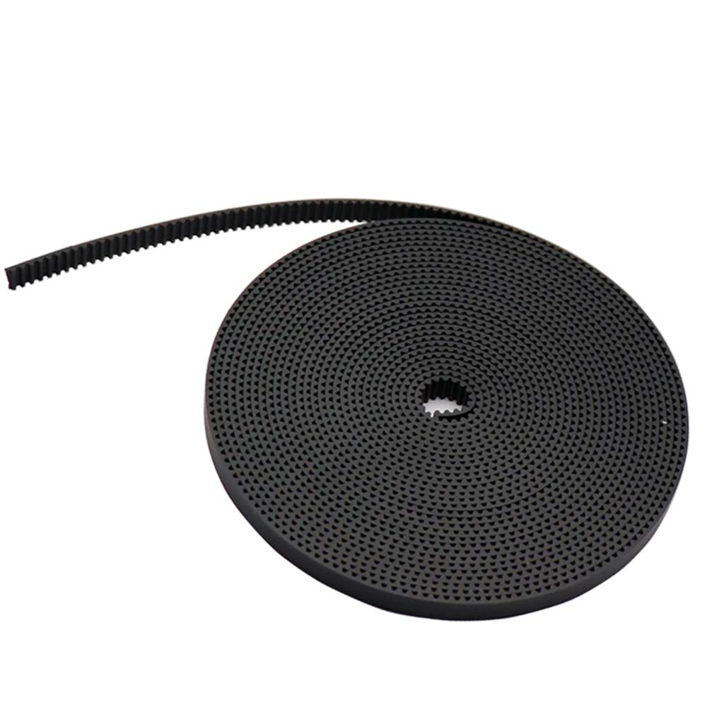 1M/2M/5M GT2-Riemen GT2-6mm Offener Zahnriemen Breite 6mm Riemen Gummi Aramidfaser Auf Länge zugeschnitten für 3D-Druckerteile