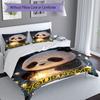 3PC Custom Name Panda Dreams Nightly Bedding Set Duvet Cover Closure Includes 1 Duvet Cover & 2 Pillowcases for Bedroom