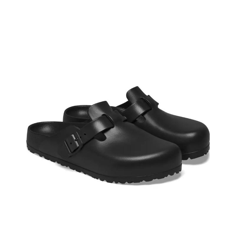 Birkenstock Boston Essentials Unisex Ultra Light Elastic Waterproof EVA Clogs Black Regular Fit 1002314 41