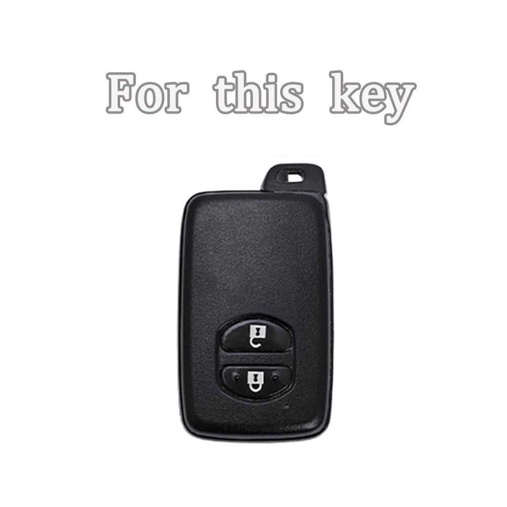 2 Buttons TPU Car Key Case Cover For Toyota Camry Crown Majesta Highlander Land Cruiser Prado Kluger Mark X Subaru Foreste XV