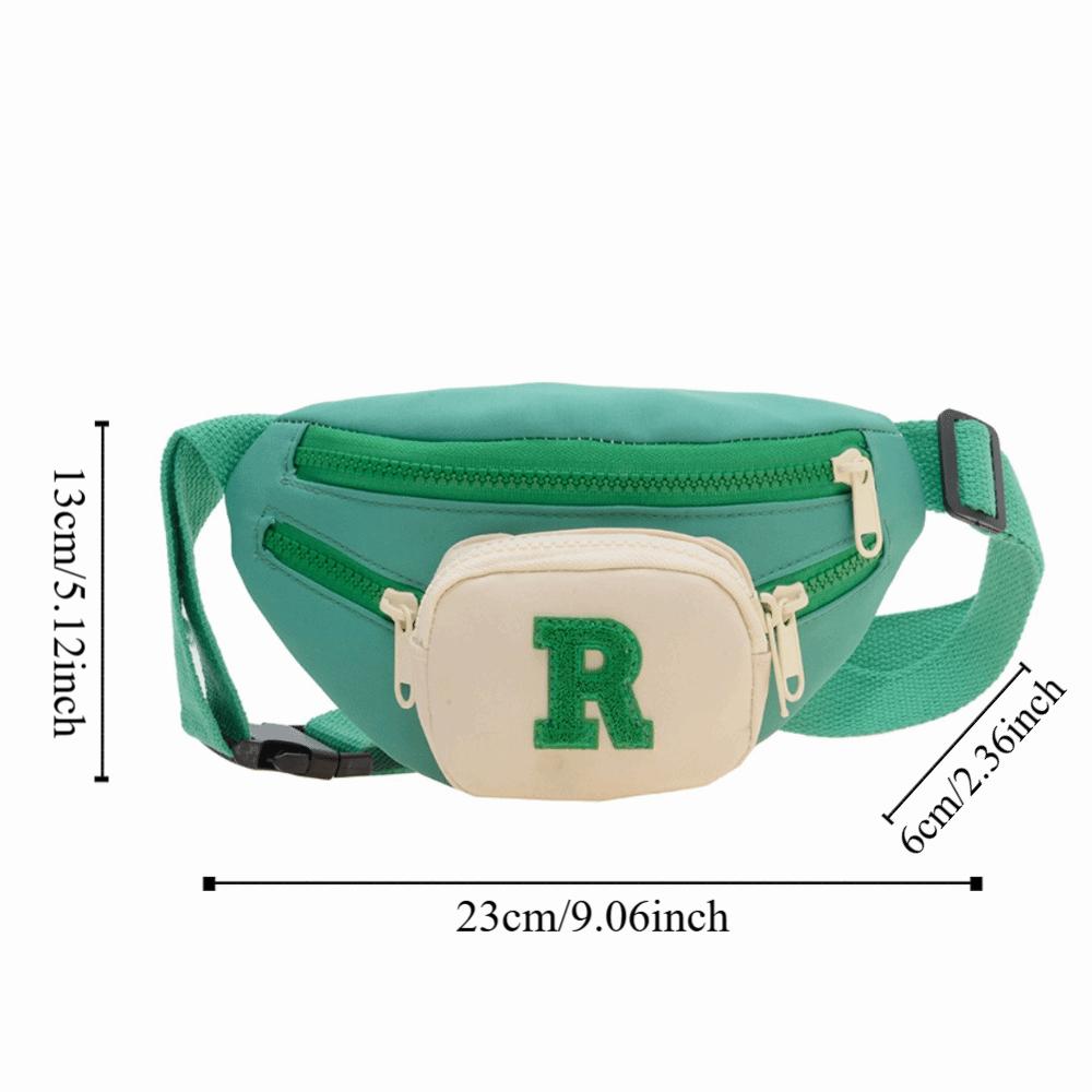 Letter Kids' Shoulder Bag Sports Kids' Chest Bag Portable Children's Waist Bag  Daily