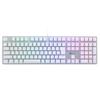 iClever Gaming Red Japanese Macro G07 White Keyboard, Switches, Mechanical, Layout, Wired, Support, Customizable,