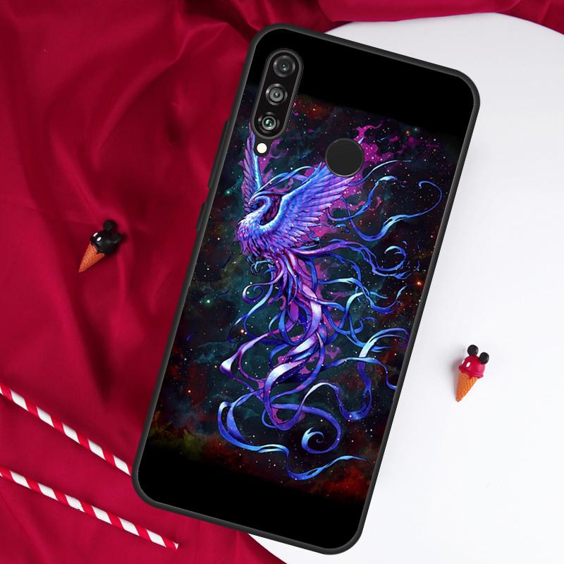 Phoenix Bird For Huawei Nova 12i 11i 8i 12s 9 10 SE Y90 Y60 Y70 Y72 Y61 Y91 P20 P30 P40 Lite P60 Pro Case