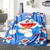 1pc Doraemon Adventure Begins Flannel Blanket,Ultra Soft Warm Plush Throw for Home Bedroom Bed Sofa Cover Camping Picnic Gift Y7243