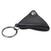 Guitar Pick Bag Faux Leather Waterproof Easy To Clean Portable Keychain Design Guitar Pick Holder Case Black