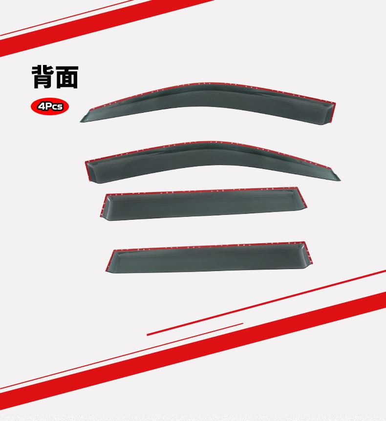 For Nissan X-TRAIL Rogue T30 2001-2006 Outer Trim Chrome Accessories Window Visor Rain Guards Shelters Weathershields Shelters