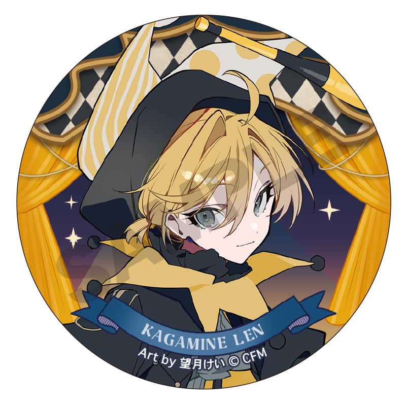 Crux Hatsune Miku Trading Can Badge Circus 1BOX Diameter Approx. 56mm Tinplate