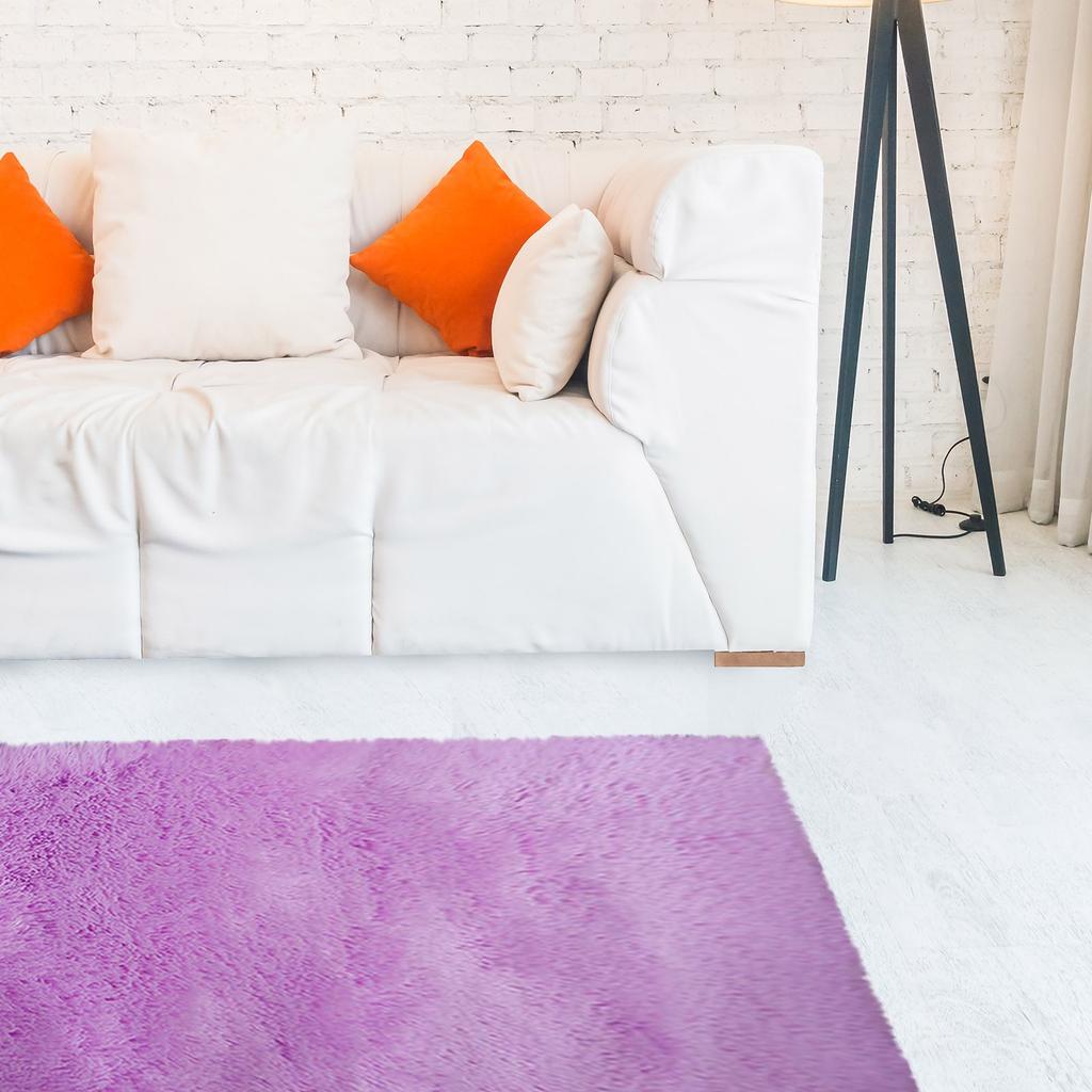 Bettvorleger, Geeignet für Wohnzimmer, Bettseite, Arbeitszimmer, Weicher Plüsch