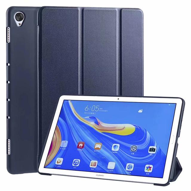 Tri-fold Stand Cover For Huawei Matepad 10.4 Inch Matepad Pro 10.8 Inch Huawei M6 10.8 Inch PU Tablet Cover Smart Leather