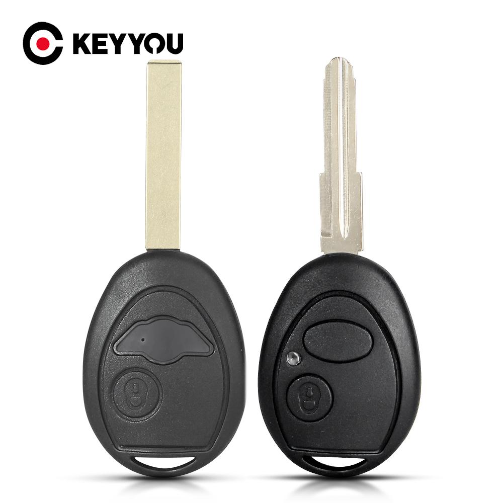 KEYYOU Schlüsselschale Gehäuse Fernbedienung Hülle Für BMW Mini One Cooper R50 R53 S für Rover 75 Z3 Z4 X3 X5 e46 e39 e36 e34