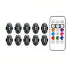 Light Up the Night RGB LED Aircraft Strobe Lights for Motorcycles,Airplanes & Helicopters,Car. Control Color Easy, Recharg