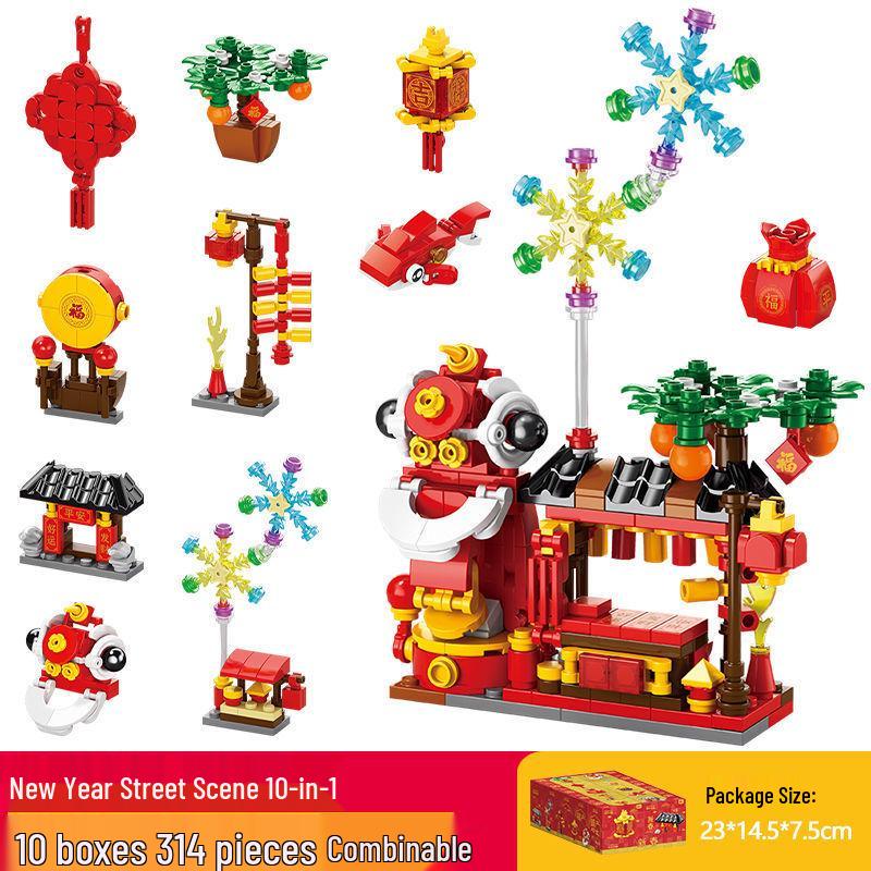 Lele Brothers Bird Paradise Building Blocks - Educational Parrot Model Jigsaw for Kids