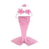 3pcs/Set Creative Baby Mermaid Costume Set Soft Handmade Baby Photo Props Washable Comfortable Newborn Photography Props