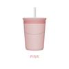 Quick Freeze Straw Cup with Ice Tray Blue Purple Pink Cold Drink Cup  Summer