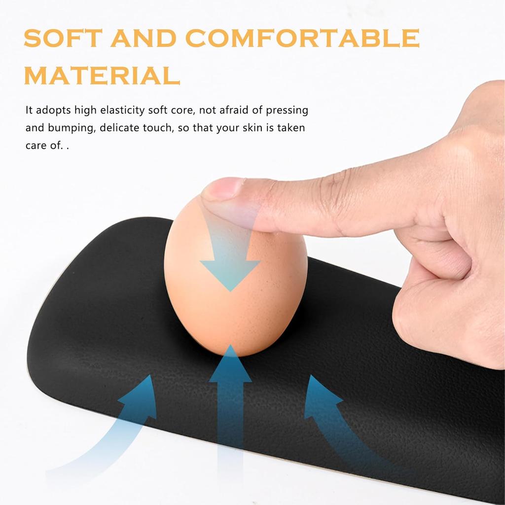 OFBAND 2PCS Elbow Pad Arm Rest For Car,Soft Leather Arm Rest Pillow With One-Piece Molding For Comfortable Support,Universal Car Accessories Car Knee