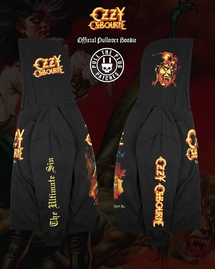 Ozzy Osbourne The Ultimate Sin Hoodies Pullover Men Women Oversized Y2k Street Sweatshirt British Rock Singer Female Male Clothing