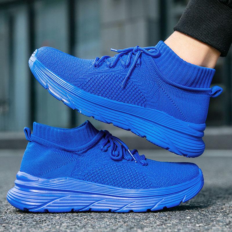 Fashion Running Shoes Men Mesh Comfortable Lightweight Lace-up Casual Sneakers Casual Breathable Sneakers for Men