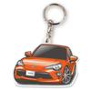 Jeep Center Toyota Licensed Acrylic Key Chain Toyota 86, Pure Red