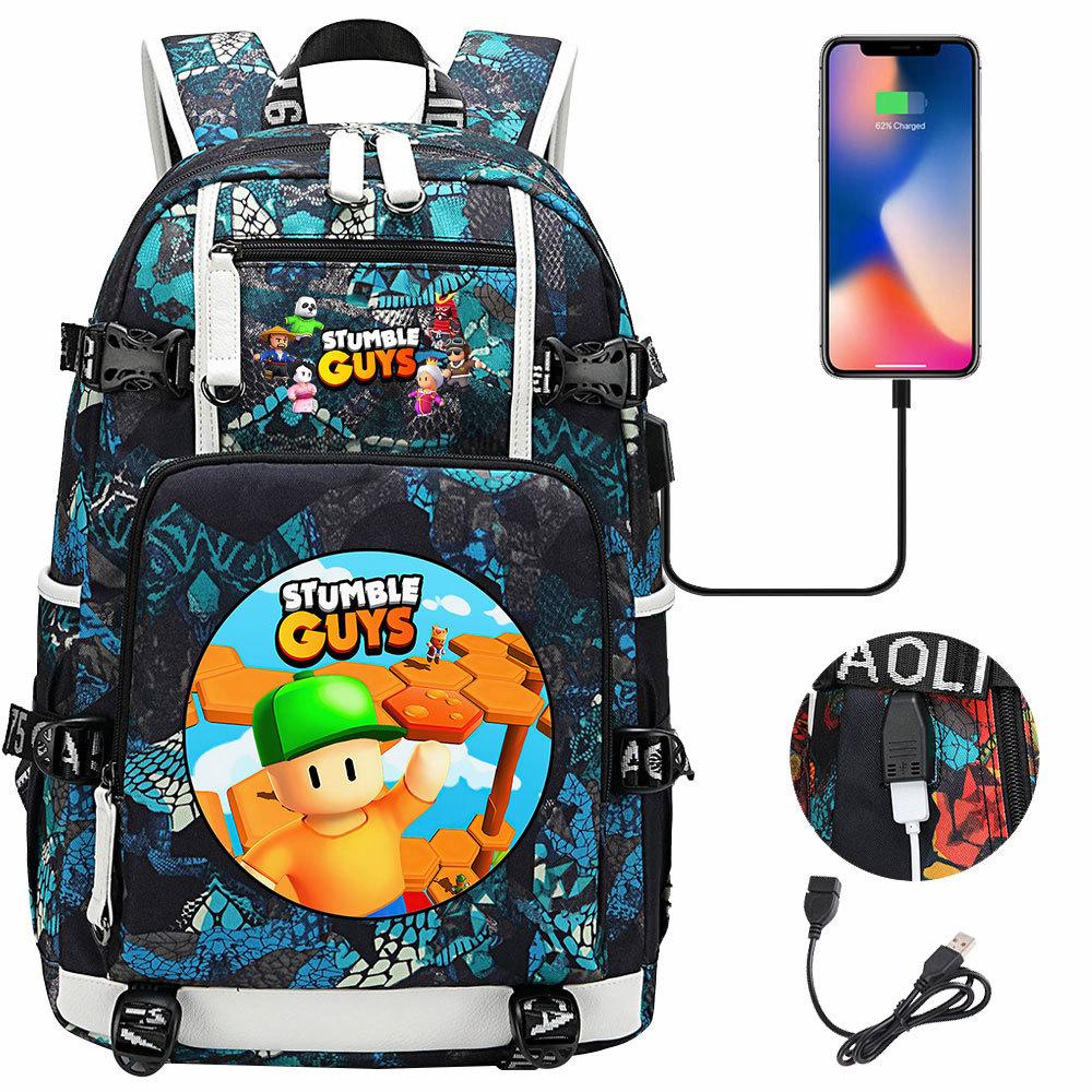 Jungs Rucksack USB Lade Computer Schultasche Business Tasche Wasserdicht Rucksack College Daypack