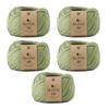 Knitworm Hug Cotton Baby Medium 5 30g Cotton Light Yarn, Weight, Balls, (Approx. 81m), 100% (4. Green)