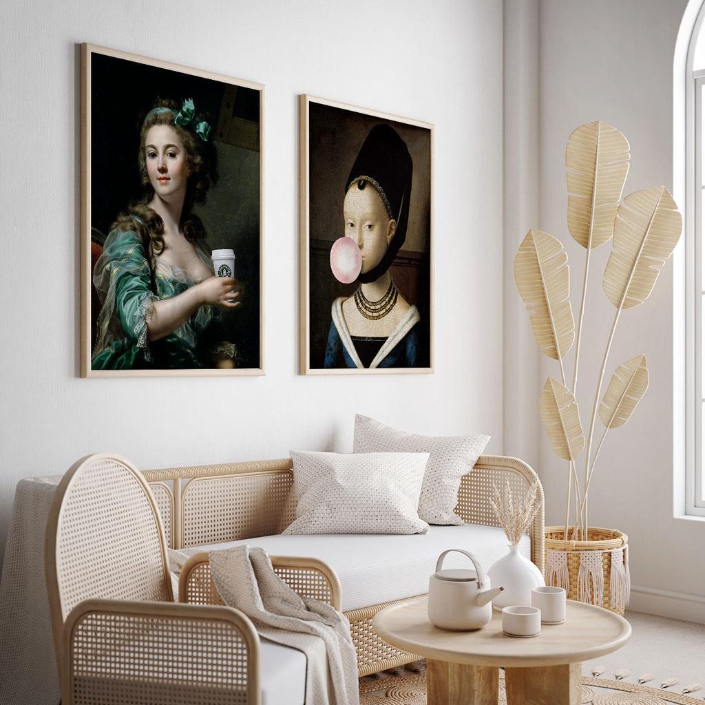 Set of Two Posters Coffee Gum