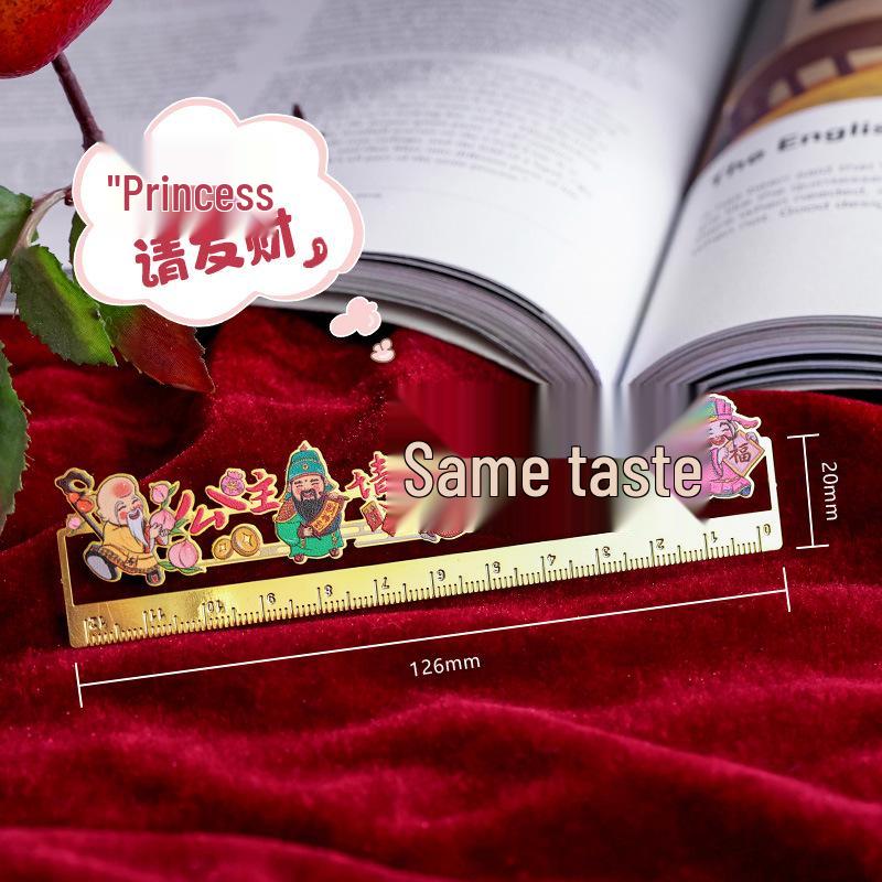 Van Gogh Monet Floral Metal Bookmark - Creative Engraved Gift