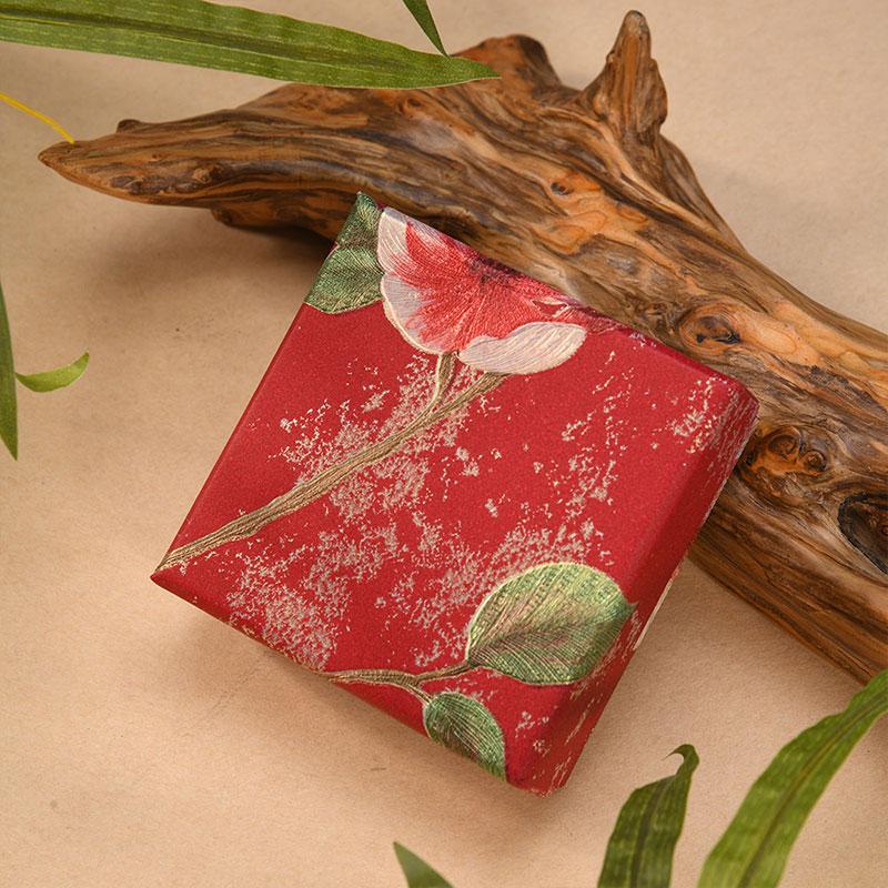 1Pc Rectangle Practical Cardboard Gift Printed Antique Style Packaging Box Hair Accessory Box Jewelry Box