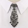 Style Suit Accessories Men Ties Metal Rhinestone Necktie Formal Business Ties Women Necktie