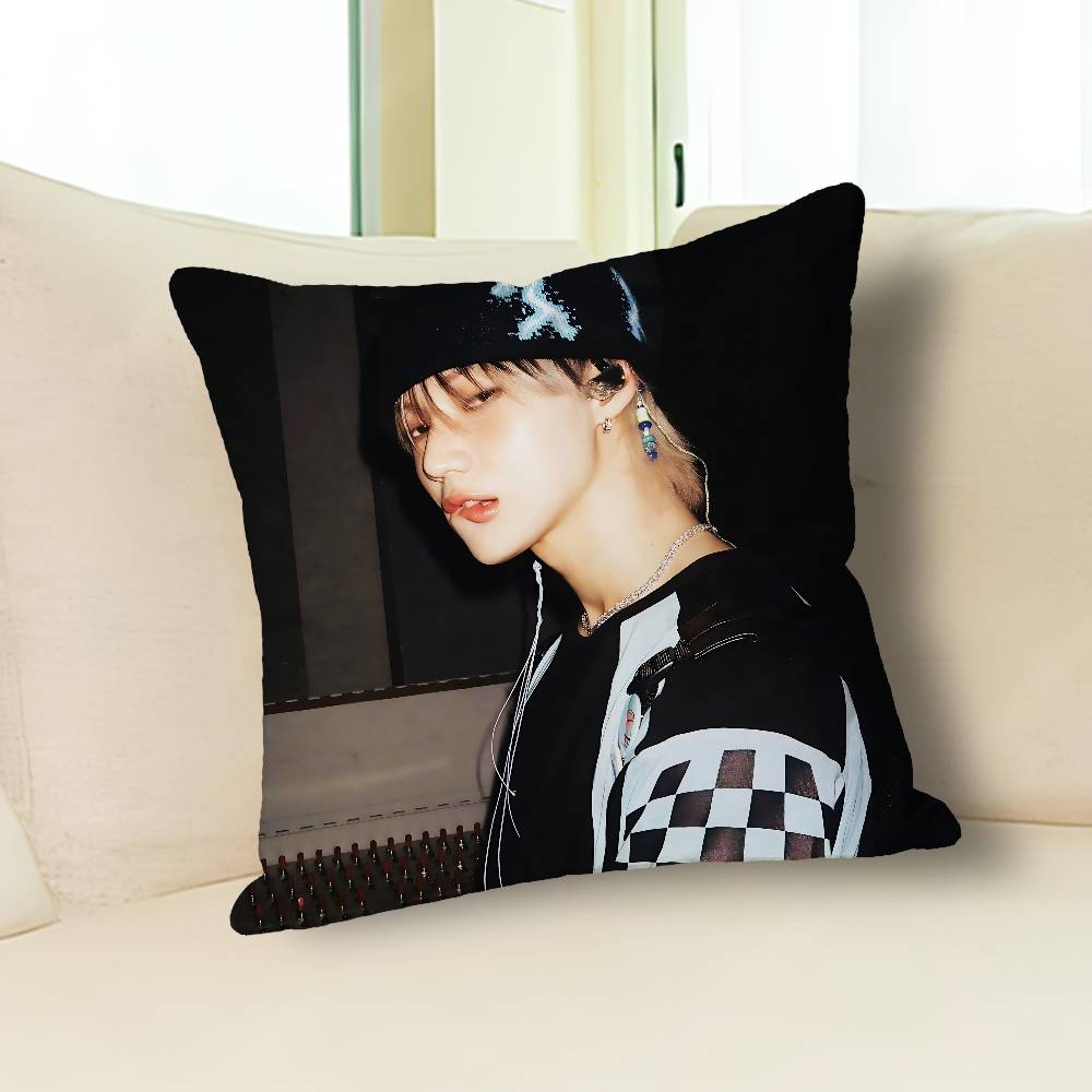 L-Lee Singer T-Taemins Pillow Cases for Bedroom Living Room Sofa Home Decor Polyester Cushion Cover with Zipper