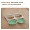 Food Feeders Pet Cat Double Bowls Feeder Adjustable Height Cats Dogs Drinker Water Bowl Dish Elevated Feeding Kitten Supplies